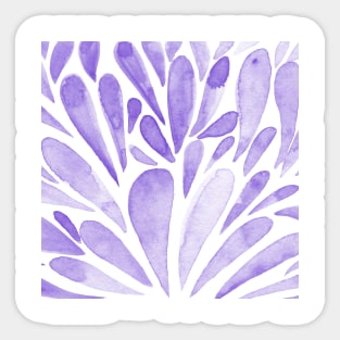 Watercolor artistic drops - lilac Sticker